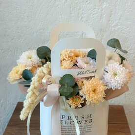 Персиковая сумочка