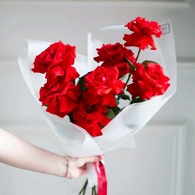 Красная французская роза