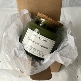 Ароматическая свеча из соевого воска «Имбирный пряник»