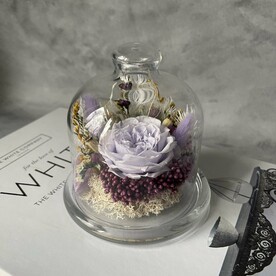 Мини композиция в стеклянной колбе