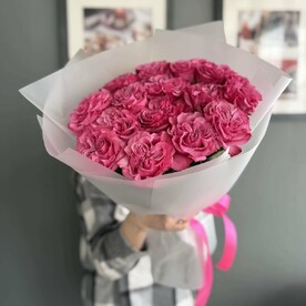 Пионовидные розы country blues в конверте