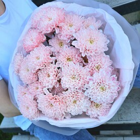 Букет из кустовой хризантемы