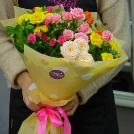 Микс из кустовых роз