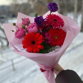 Букет с герберами