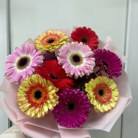 Букет с герберами