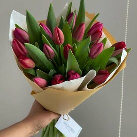 Букет с тюльпанами №7