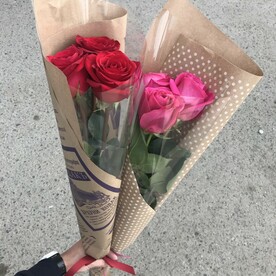 Комплимент из 3 роз
