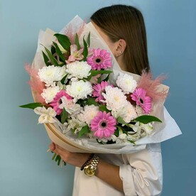 Букет с герберами