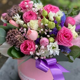 Коробка с цветами