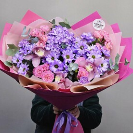 Яркий букет микс