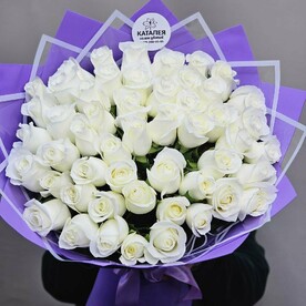 51 белая роза