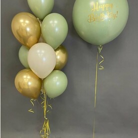 Воздушные шары с гелием Облако День Рождения