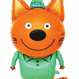 Воздушный шар фольгированный фигура Три кота карамелька