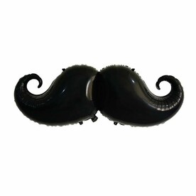 Воздушный шар с гелием фольгированная фигура Усы