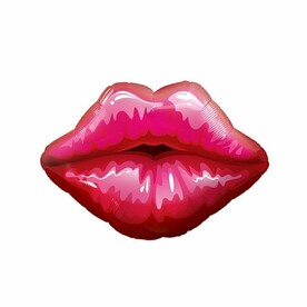 Воздушный шар с гелием фольгированная фигура Губы