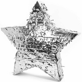 Пиньята на День рождения своими руками в подарок Звезда серебряная