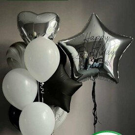 Фонтан воздушных шаров с гелием, воздушные шары на день рождения