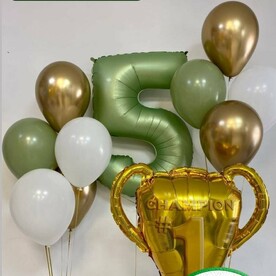 Фонтан воздушных шаров с гелием, воздушные шары на день рождения 5 лет