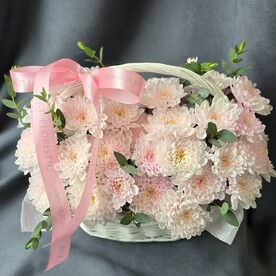 Композиция в корзине "Солнечное настроение"