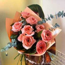 Букет "Теплый румянец"