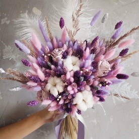 Букет из сухоцветов «Виолетта»