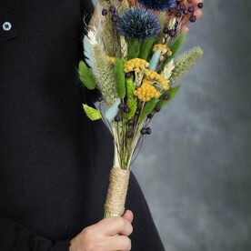 Букет сухоцветов с лагурусом