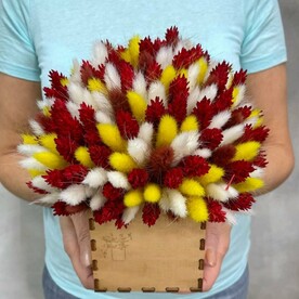 Букет сухоцветов «Яркий образ»