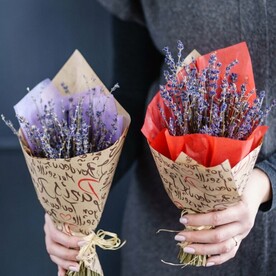 Букет из сухоцветов лаванды