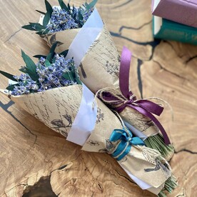 Букет из сухоцветов лаванды