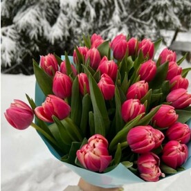 Букет пионовидных тюльпанов