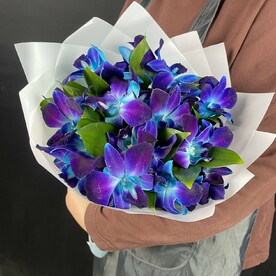 Букет космических орхидей, синяя орхидея.