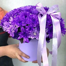 Композиция из хризантемы кустовой