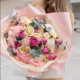 Букет " Розовый Сон"