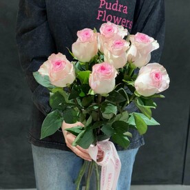 Розы розовые 80 см