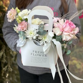 Сумочка в нежных оттенках