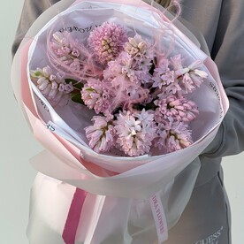 Букет с гиацинтами