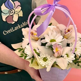 Букет в сумочке Пломбир