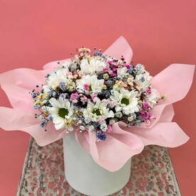 Букет в коробке «Атмосферный»