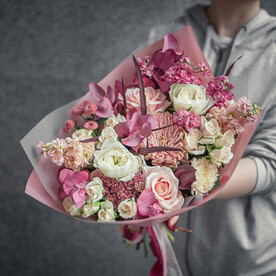 ⭐️ Букет с пионовидными розами "Волшебное утро"