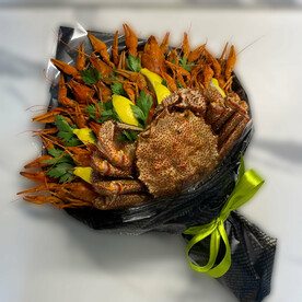 Букет №1 из раков и краба волосатика