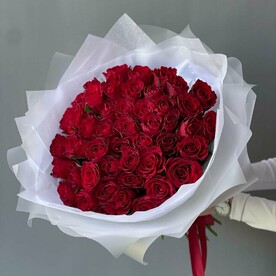 Моно Букет с Кенийской Розой 47🌹