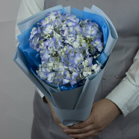 Букет "Голубая Гортензия"