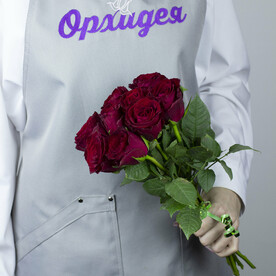 9 Роз "Мадам Ред" 40 см