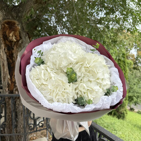 Букет из 3 гортензий "Всплеск эмоций"