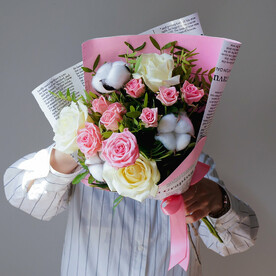 Букет цветов "Цветочное облако"