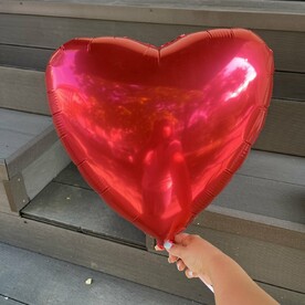 Шар Сердечко фольгированный