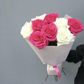 Моно букет из роз