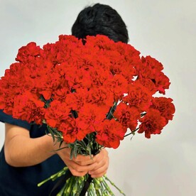 Букет из 25 гвоздика