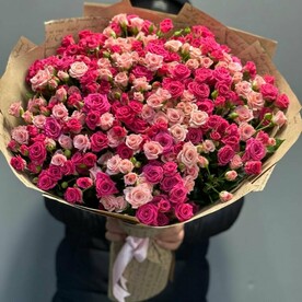 Букет из 41 кустовых роз