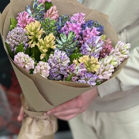 Букет из 25 гиацинтов